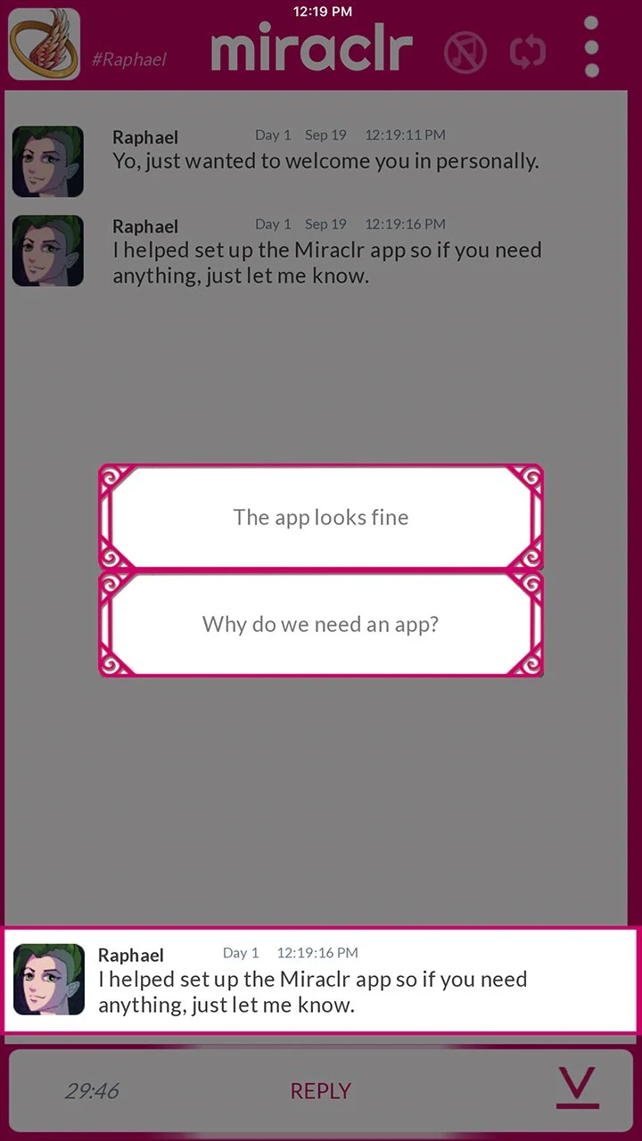 miraclr screenshot